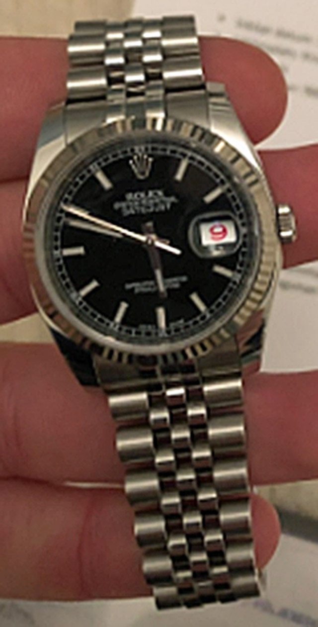 Rolex Datejust stulen vid inbrott i centrala Stockholm