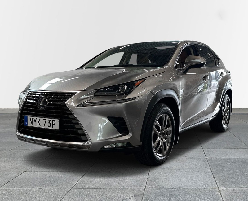 Grå metallic Lexus NX 300H AWD Executive stulen i Linköping