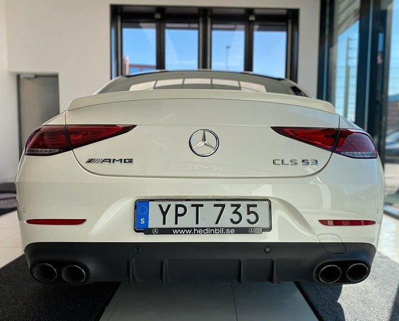 Vit Mercedes Benz AMG CLS 53 4MATIC stulen i Ängelholm