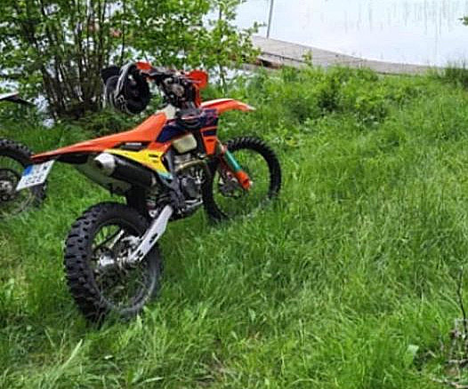 KTM 350 EXC-F stulen söder om Krylbo