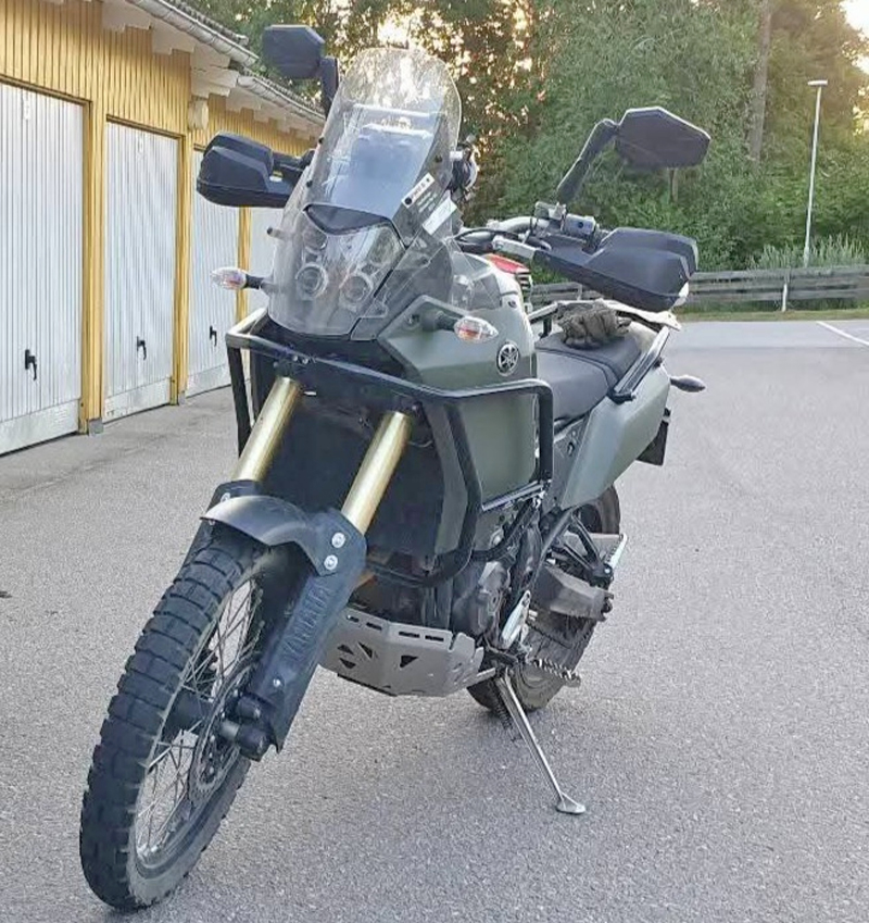 Grön Yamaha Tenere 700 stulen i Knivsta