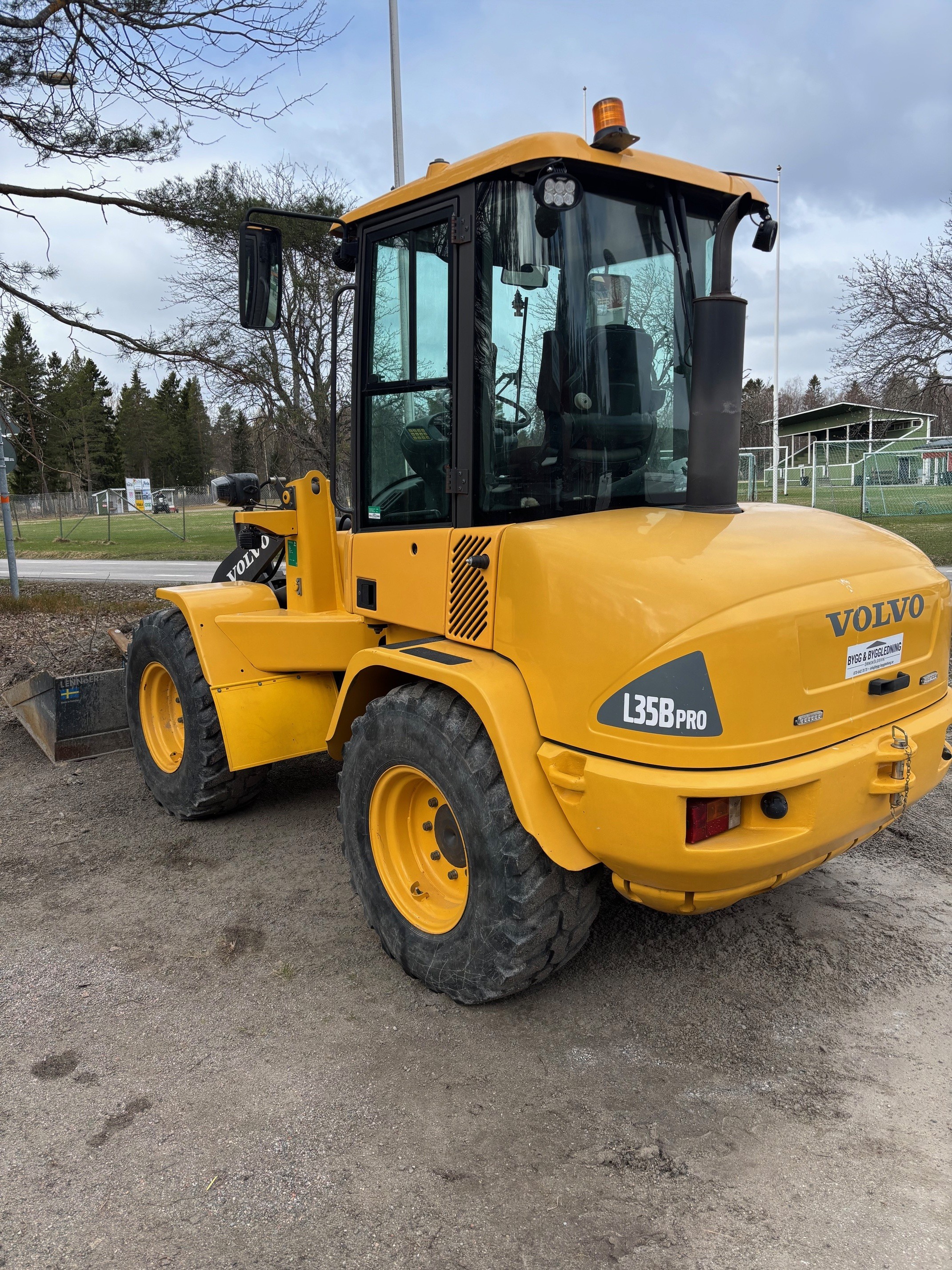 Hjullastare Volvo L35B stulen i Köpmanholmen