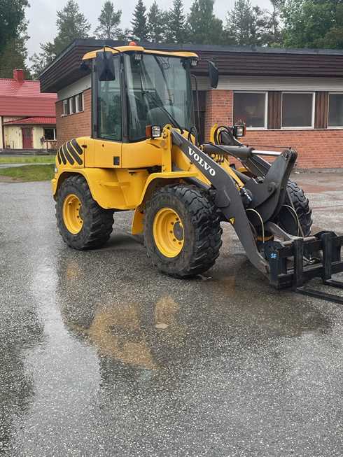 Hjullastare Volvo L35B stulen i Köpmanholmen