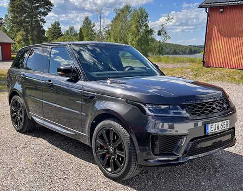 Grå Land Rover Range Rover P400e stulen i Viksjö, Järfälla