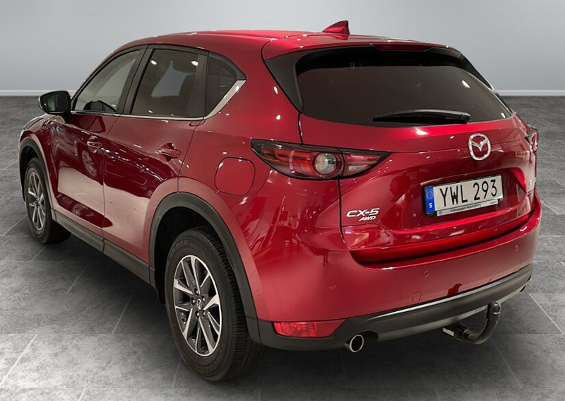 Röd metallic Mazda CX-5 AWD stulen i Råå, söder om Helsingborg