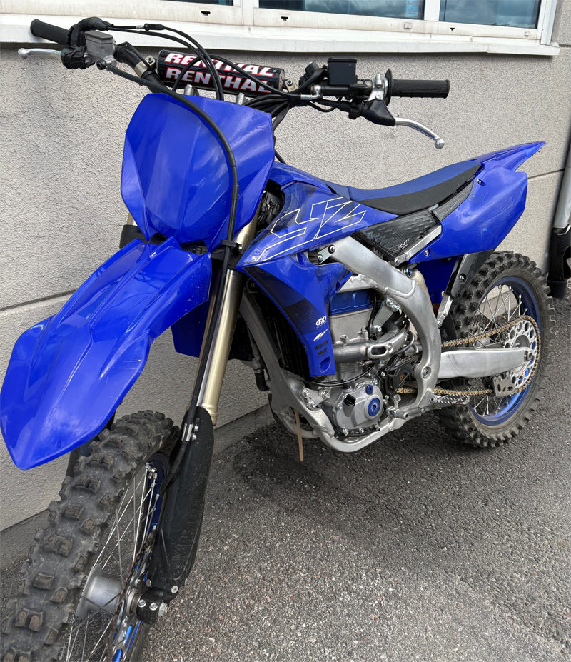Yamaha YZ 450-F stulen i Täby kyrkby norr om Stockholm