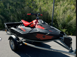 Sea Doo Spark Trixx stulen i Rönninge, Stockholm 