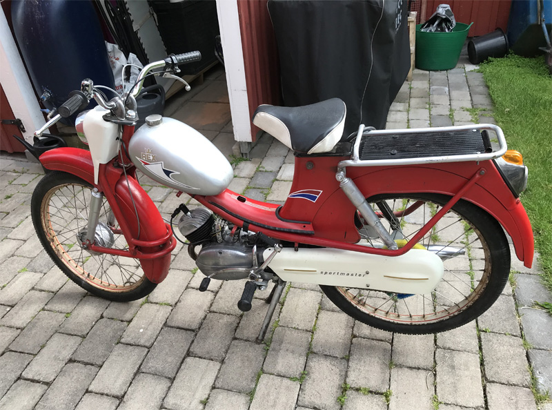 Två veteranmopeder REX Sportsmaster och Puch Maxi stulna i Falun