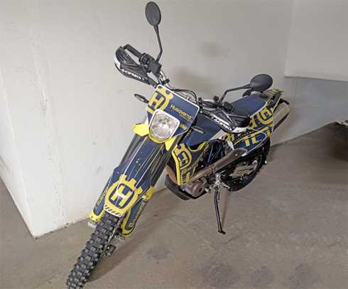 Husqvarna 701 Enduro stulen i Göteborg