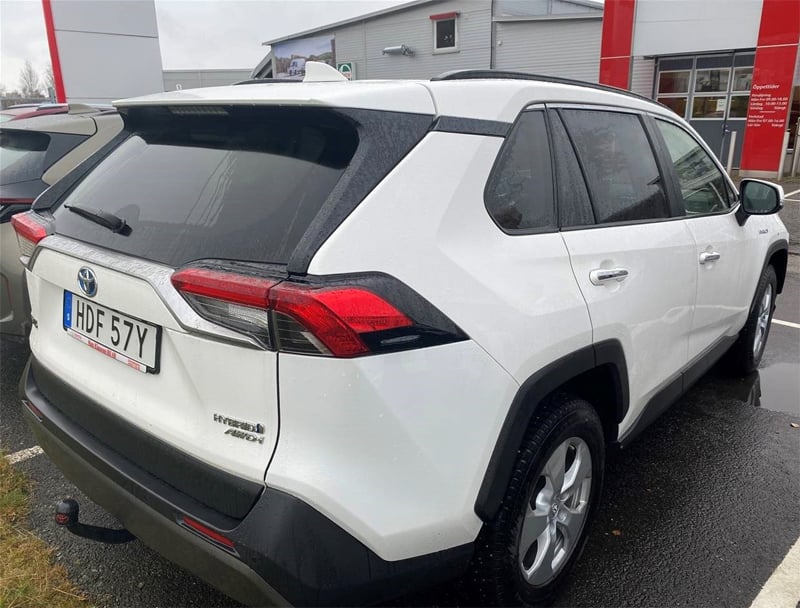 Vit Toyota RAV4 Hybrid AWD Executive stulen i Ulricehamn