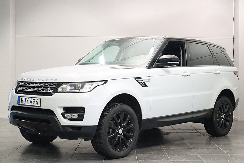 Vit Land Rover Range Rover Sport stulen i Hörby