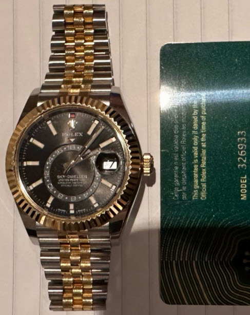 Rolex Sky-Dweller, stulen i Spanien