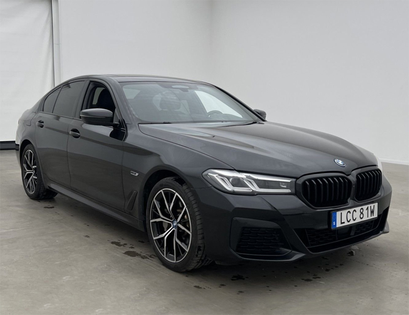 Svart BMW 530e Xdrive Sedan stulen i Eriksberg, Uppsala