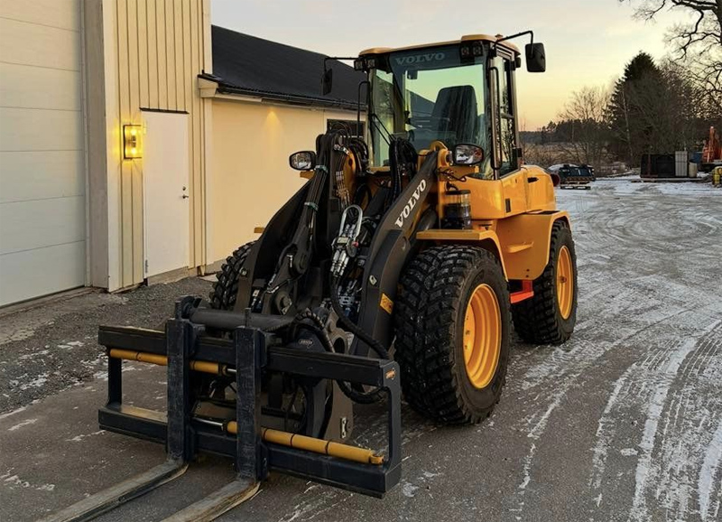 Hjullastare Volvo L35 GT stulen i Åkersberga