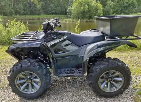 Fyrhjuling Yamaha YFM 700 Grizzly EPS stulen sydväst om Älmhult