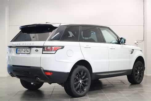 Vit Land Rover Range Rover Sport stulen i Hörby
