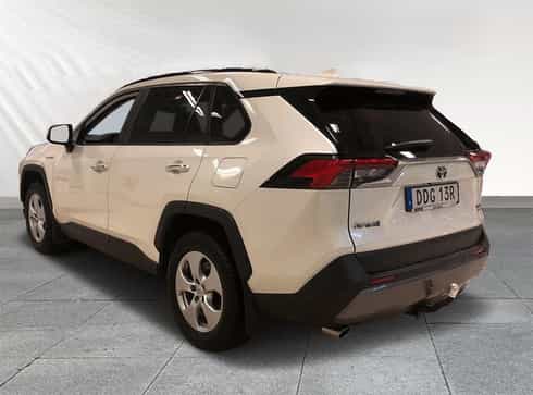 Vit Toyota RAV4 Hybrid AWD Executive stulen i centrala Göteborg