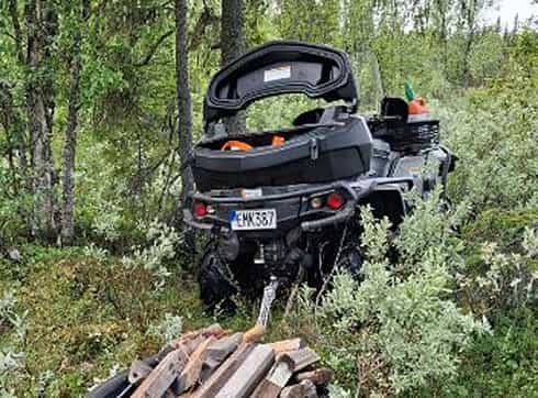 Can Am Outlander 650 PRO stulen Järvsjö öster om Vilhelmina