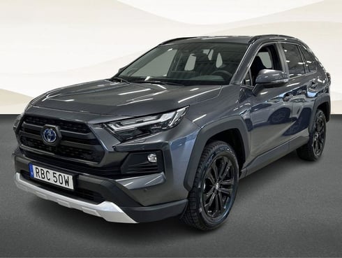 Mörkgrå metallic Toyota RAV4 Hybrid AWD stulen i Jönköping